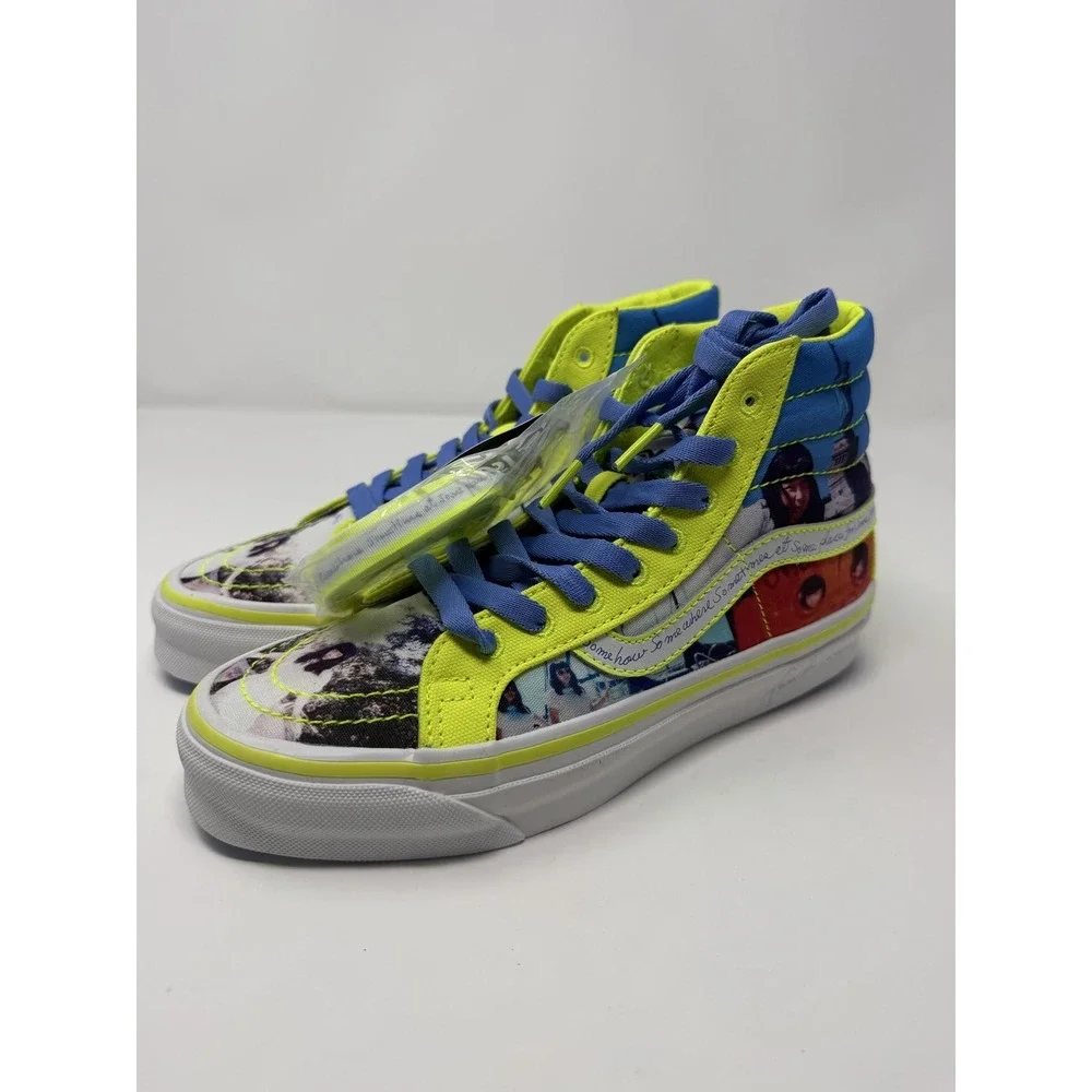 Vans Vault OG Sk8-Hi LX Fumiko Shoes Mens Size 4.5 Multicolor High Top Sneakers